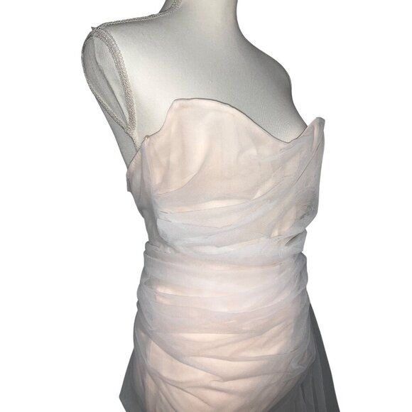 The Bar Cleo Gown in Blanc 4 New Womens Wedding Maxi Dress - Picture 6 of 15